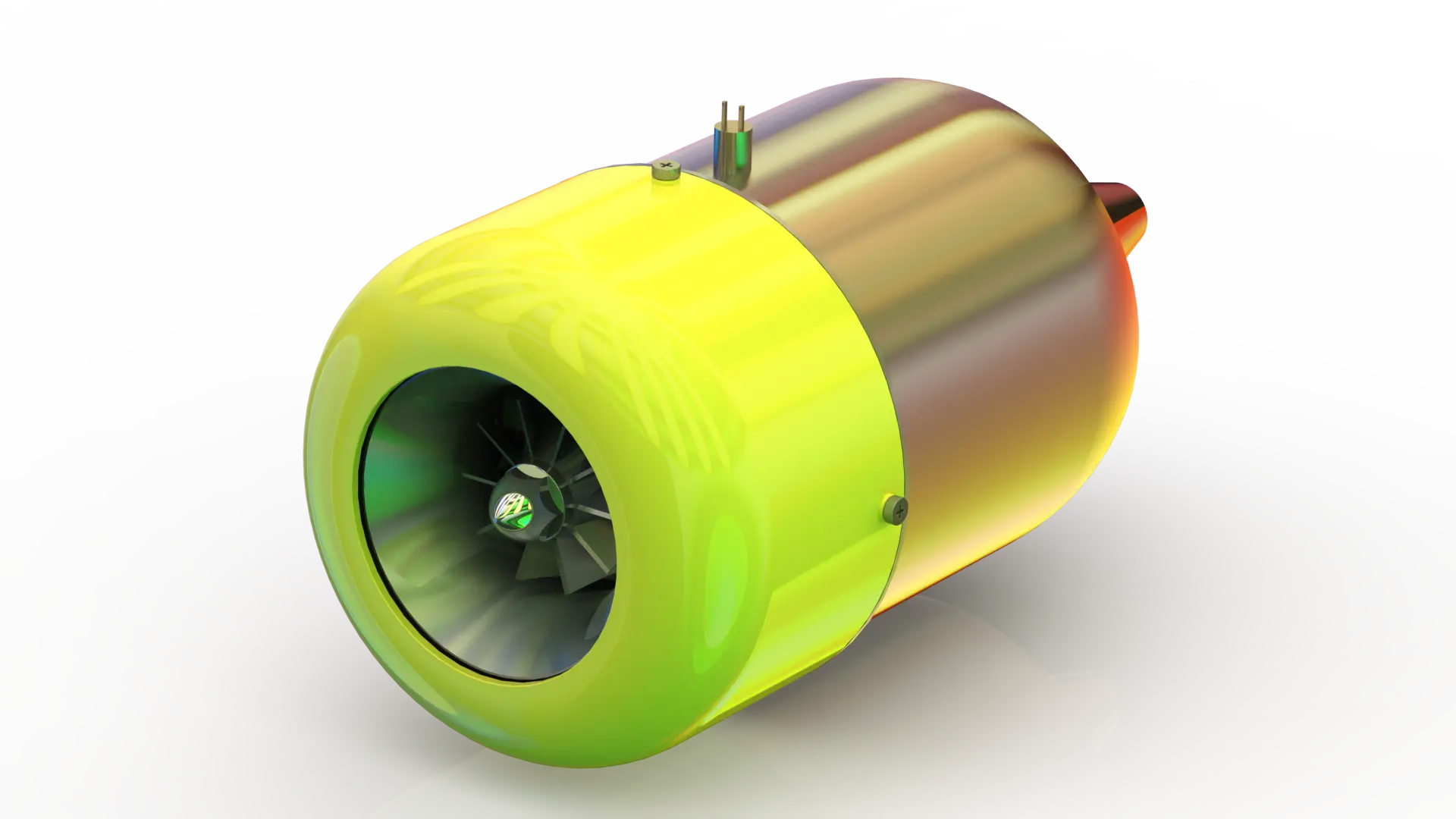 Mini Jet Engine render 1