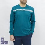 بلوز پنبه یقه گرد آستین بلند 1261