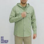 سویشرت کتان کلاهدار 1043