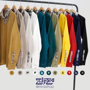 بلوز پنبه دو رو یقه پیراهنی 1269