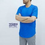 تیشرت آستین کوتاه پنبه لانگ ماراتن 1289