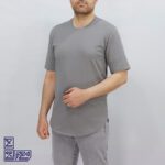 تیشرت آستین کوتاه پنبه لانگ ماراتن 1289