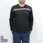 بلوز پنبه یقه گرد آستین بلند 1261