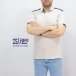 تیشرت پنبه فانریپ یقه دار 1950