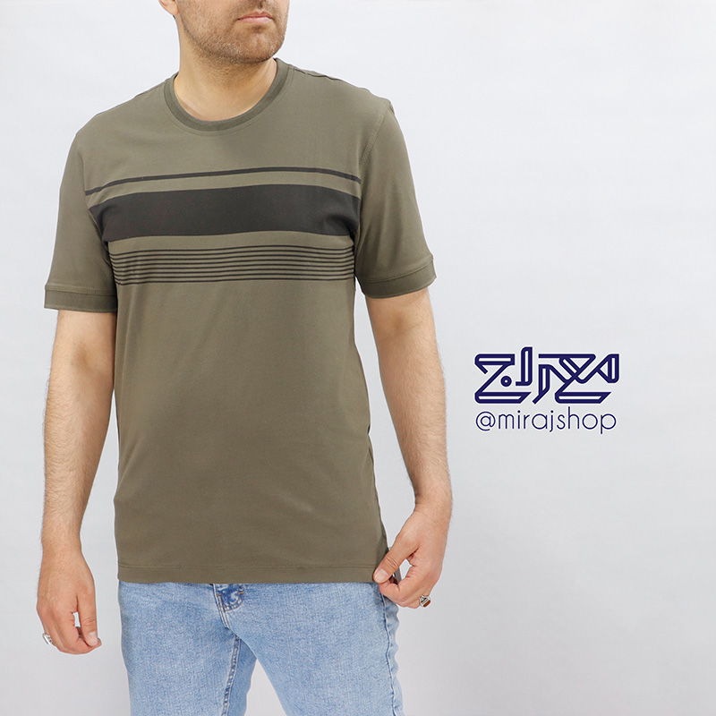 تیشرت آستین کوتاه طرحدار 2192