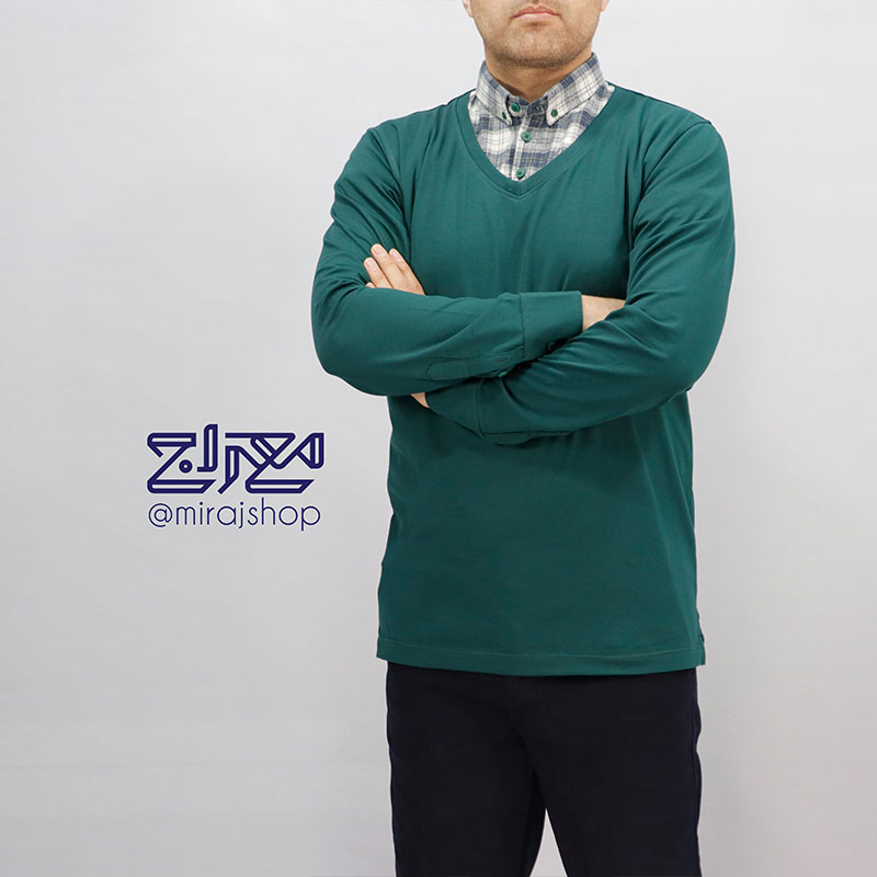 بلوز پنبه ماراتن یقه پیراهنی 1295