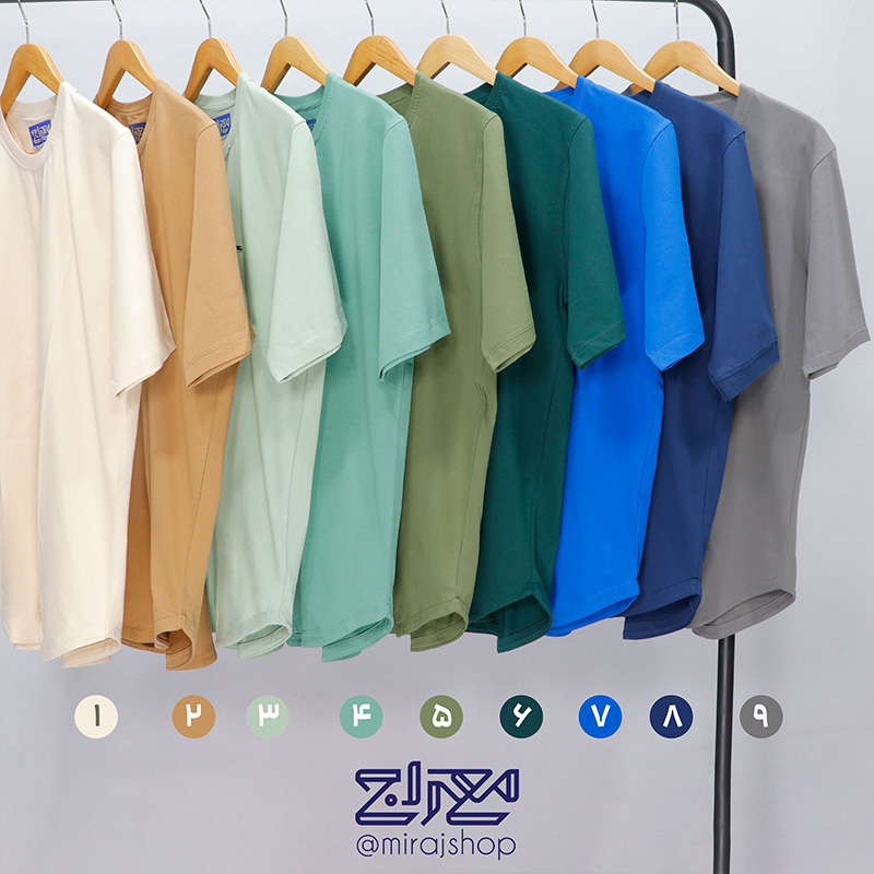 تیشرت آستین کوتاه پنبه لانگ ماراتن 1289