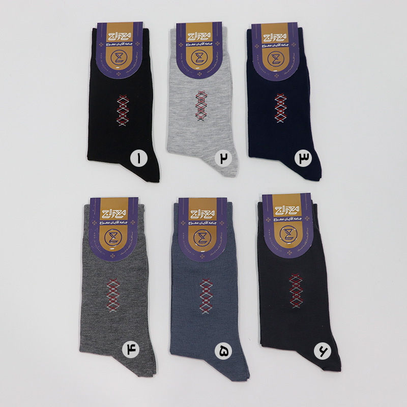 جوراب نانو آنتی باکتریال ساقدار مردانه 1002